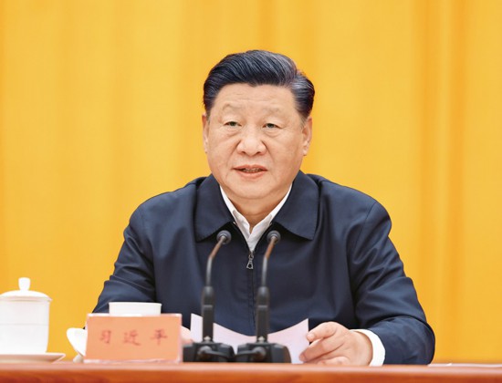2021年10月13日至14日,中央人大工作會議在北京召開。中共中央總書記、國家主席、中央軍委主席習近平出席會議并發(fā)表重要講話。 新華社記者 王曄/攝