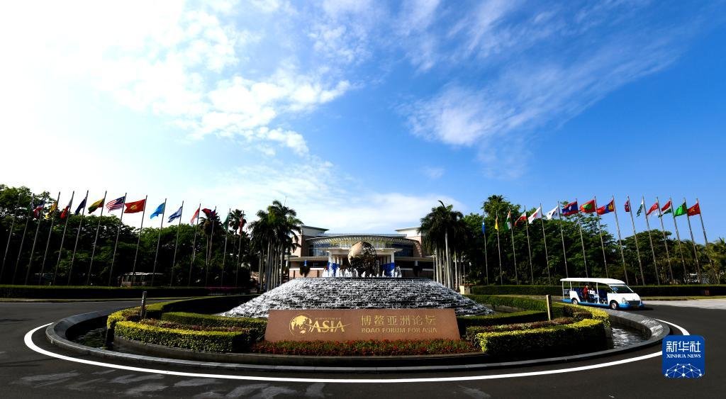 這是博鰲亞洲論壇國際會議中心（2021年4月17日攝）。新華社記者 楊冠宇 攝